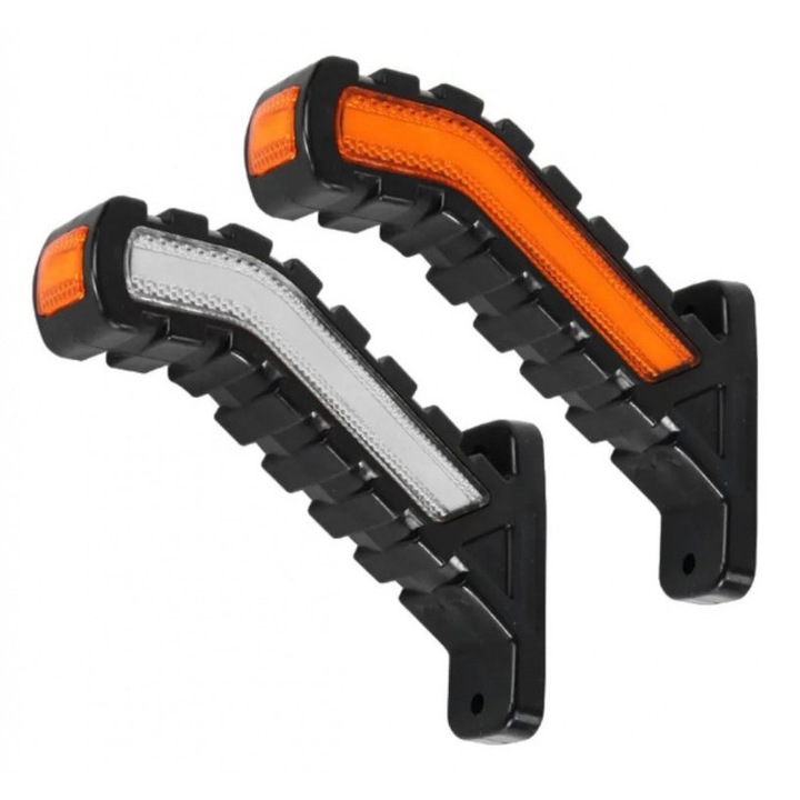 Set 2 Lampi de gabarit cu LED, neon efect si semnalizare dinamica, 12v - 24V