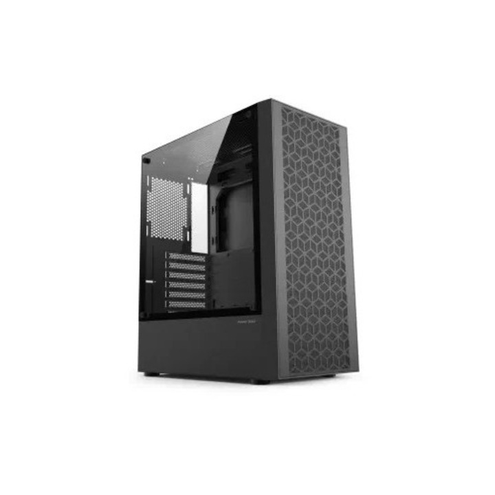Carcasă PC Power Train Middle Tower ATX, Micro-ATX, Mini-ITX, Negru
