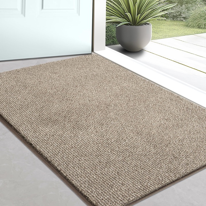 Domustex Beltéri Szennyeződésgátló Szőnyeg 50 X 80 Cm, Mosható Lábtörlő, Bejárati Szőnyeg, Csúszásgátló Szőnyeg, Kutyaszőnyeg, Fürdőszoba, Konyha, Előszoba