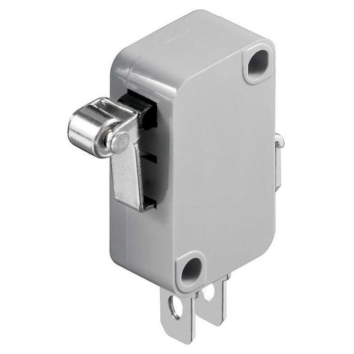 Comutator micro 1 pol 250V 5A cu rola 15mm