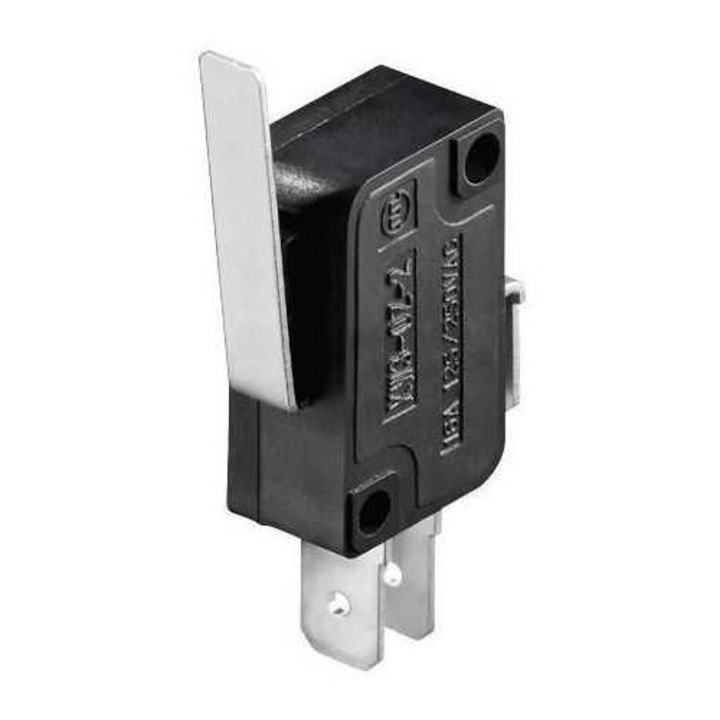Comutator micro 1 pol 16A 250V, brat lung, 30mm