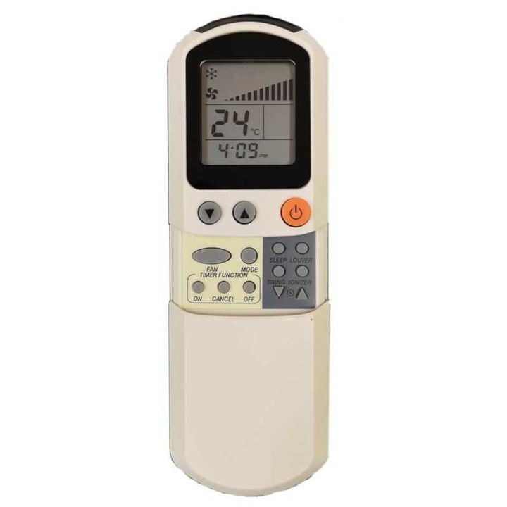 Telecomandă aer condiționat, Alizee Americool, similara cu originalul, funcții complete, dimensiune 254