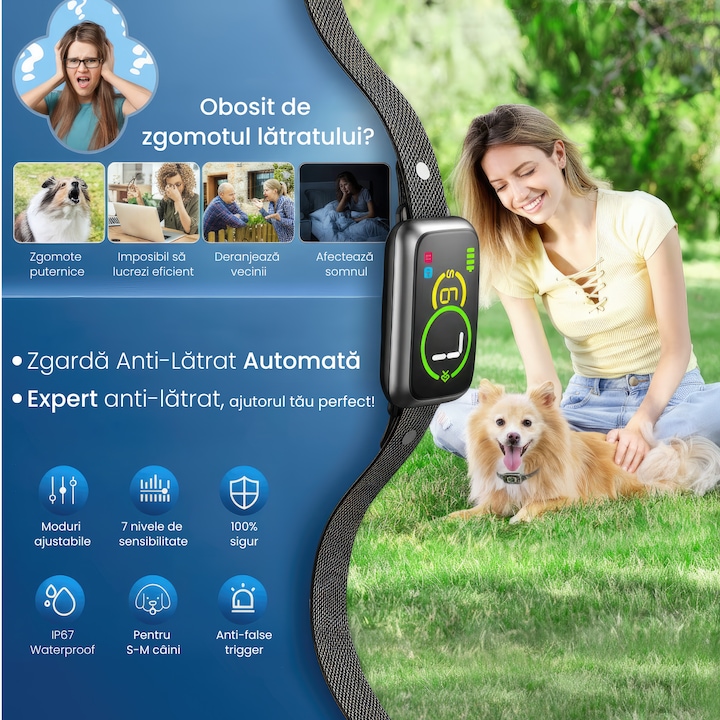 zgarda vibratii caini