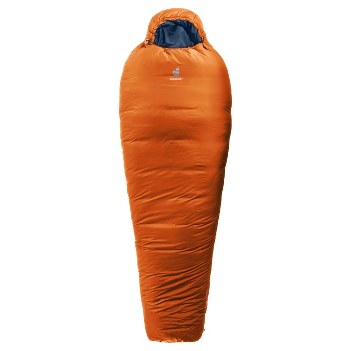 Sac de dormit Deuter Orbit -5 EL, 200 cm, 3-sezon, mumie, chestnut/ink