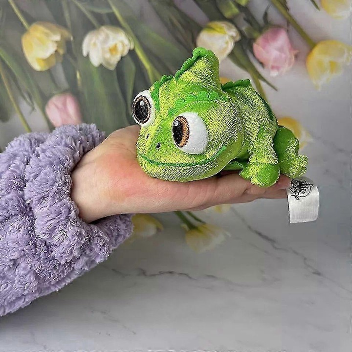 Плюшена играчка жаба Рапунцел Забъркана история, 18 см, колекционерски комплект