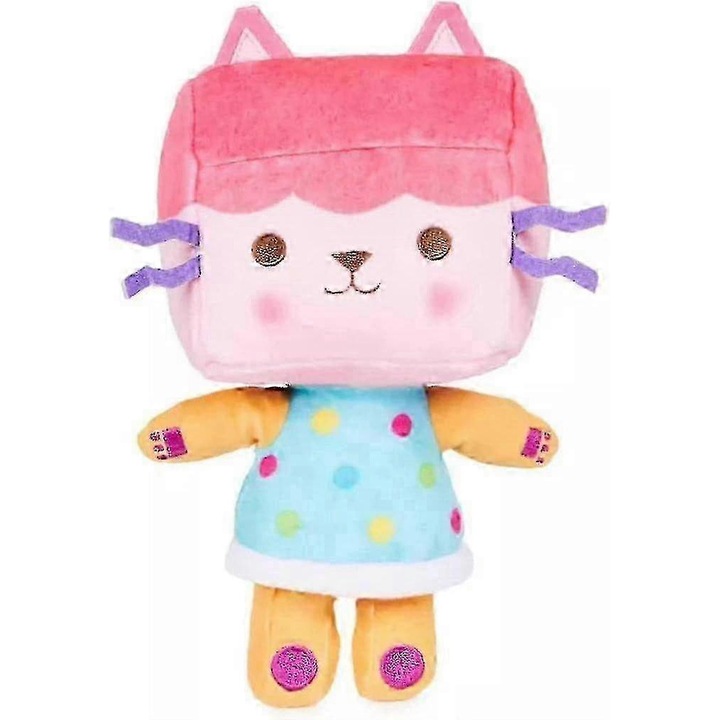 Állat fekhely, Gabbys Dollhouse, tündérszárnyas macska, puha anyag, 20x20cm