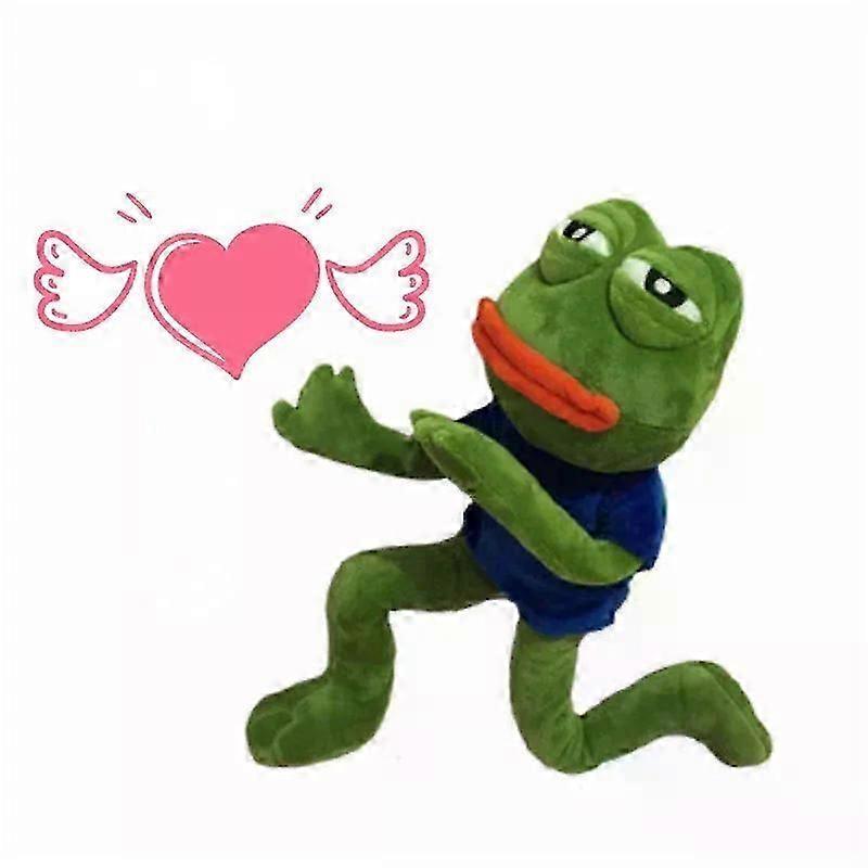Jucarie de plus, Model Frog Pepe, 12cm, expresie amuzanta - eMAG.ro
