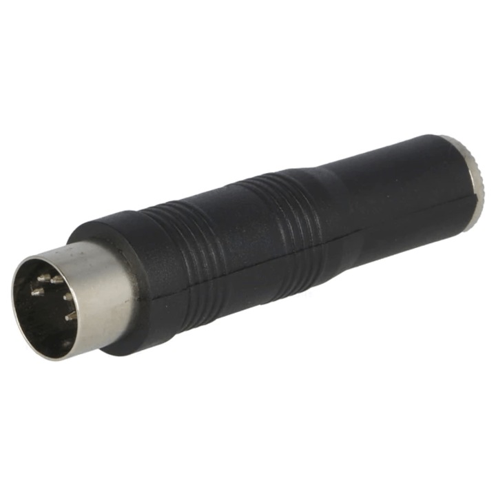 Adaptor DIN 5pin tata-mama Jack 6.3mm, 180 grade, stereo