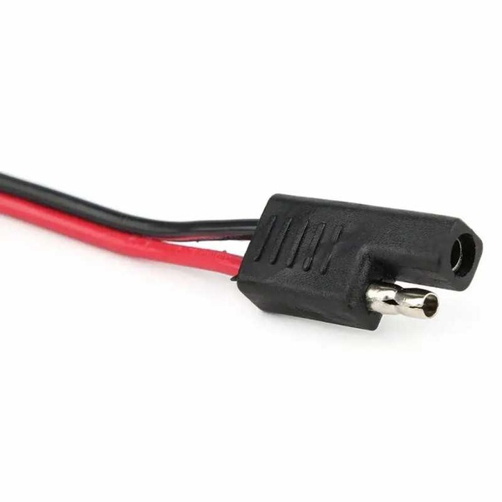 Cablu cu conector TAKSI PAS 8MM 18AWG, rosu