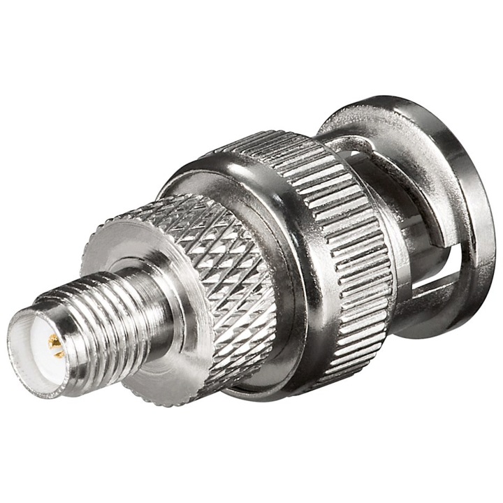 Адаптер BNC женски - SMA мъжки позлатен SMAG-BNCW