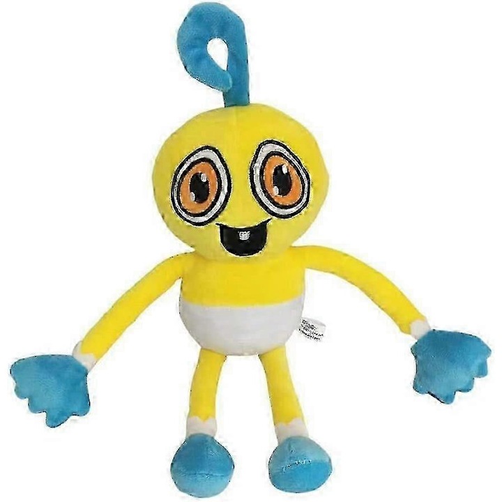 Jucarie de plus pentru copii, monstru carnat, set de papusi de plus, multicolor, 30x15cm