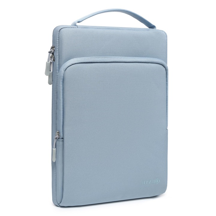 Geanta Laptop HYZUO, 14-15 inch, Albastru Pal, pentru Macbook si Laptopuri Dell, Hp, Lenovo, Asus, Acer, Huawei
