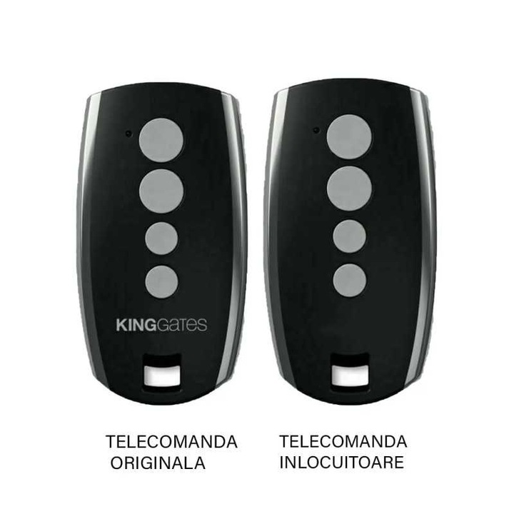 Telecomanda poarta garaj de 2 si 4 canale cod saritor 433.92MHz KingGates Stylo 4 compatibila cu originalul (826)