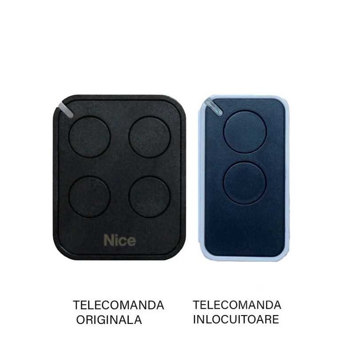 Telecomanda poarta garaj de 2 si 4 canale cod saritor 433.92MHz Nice Flo 4 RE compatibila cu originalul (839)