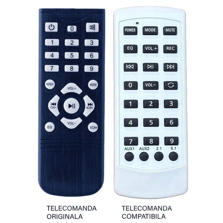 Távirányító JRH 15 PRO hordozható hangszóróhoz, kompatibilis az eredetivel (654)