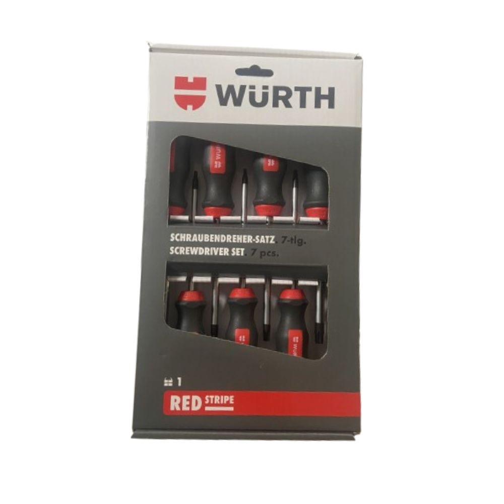 Set 7 șurubelnițe Würth Red Stripe Torx - eMAG.ro