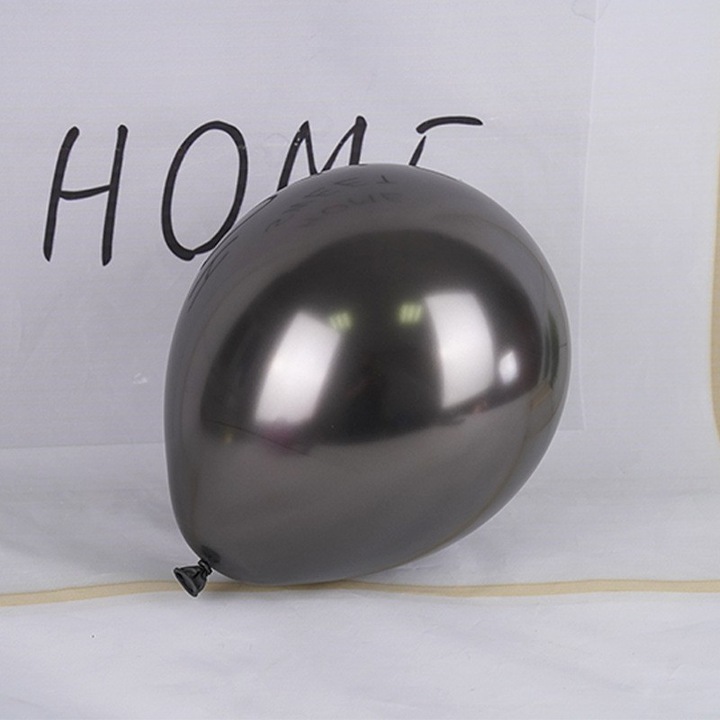 Original - Set 12 Baloane, Southern Sky, din Latex Chrome, 30 cm, Negru