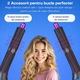 Сешоар и стилизатор за коса 7 в 1, GYZA, 1600W, безчетков дигитален мотор, 3 скорости, 4 температурни нива, многоцветен
