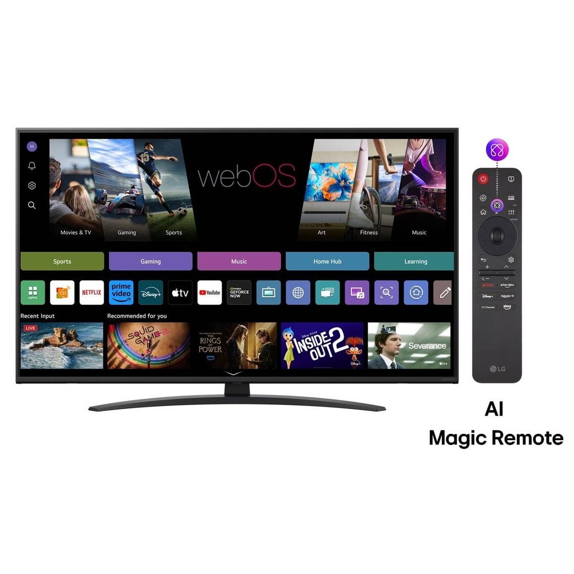 Televizor LG NanoCell 50NANO81A3A, 4K Ultra HD, Smart, Wi-Fi, Negru, 50inch, 127cm