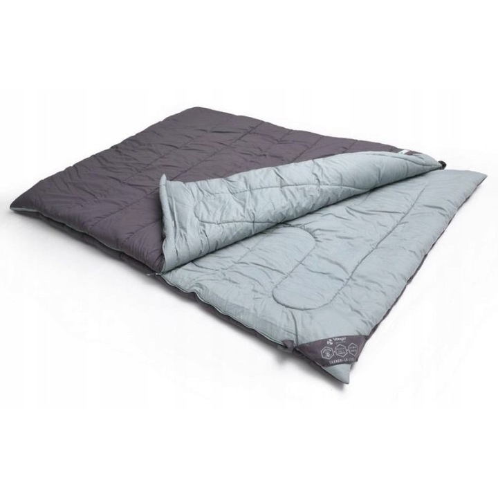 Sac de dormit dublu Vango Shangri-La Luxe Kingsize, gri