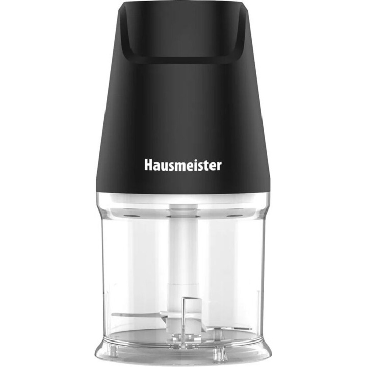 Tocator alimente Hausmeister HM 5510, 300 W, otel inoxidabil, negru, 109x109x220 mm