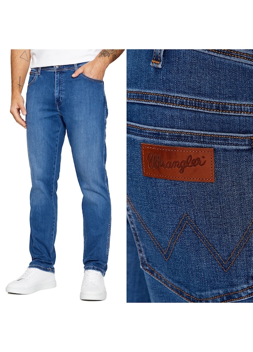 Blugi bărbați Wrangler Texas, albastru, Albastru