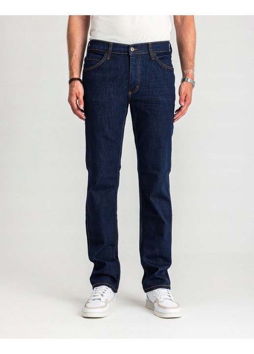 Мъжки дънки Mustang, Tramper Straight, Средна талия, W32-L34, 100% Памук, Цип, Дълги, 5 Джоба, Тъмносин