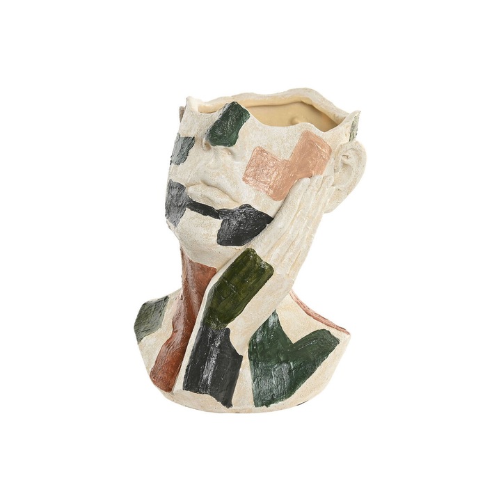 Ghiveci Home ESPRIT Multicolor Rasina Modern 21, 5 X 20, 5 X 26, 5 CM