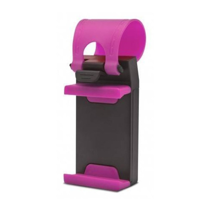 Suport telefon pentru volan pink
