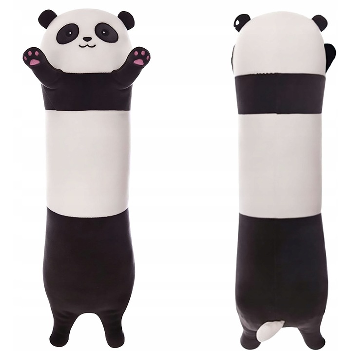 Drobiazgarnia plüss panda 90cm szürke puha párna játék