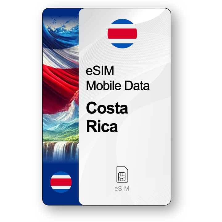 ESIM Internet Costa Rica, érvényes 7 napok, forgalom Korlátlan