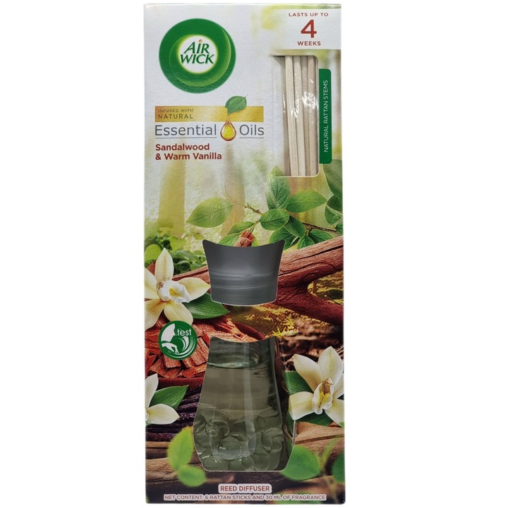 AIR WICK Légfrissitő Pálca 30ml Sandalwood and Vanilla