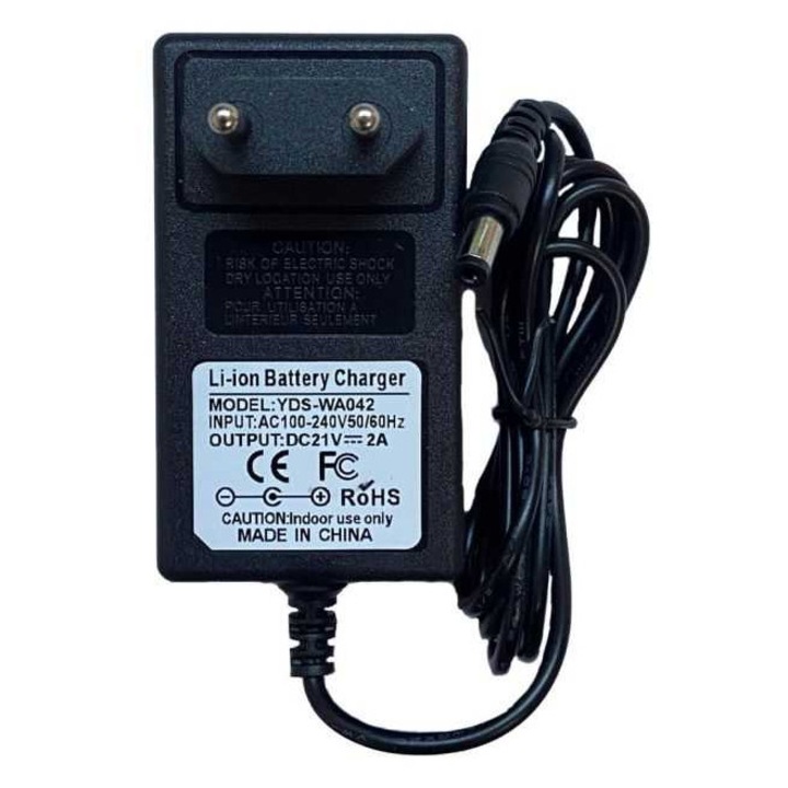 Зарядно устройство Li-Ion 21V 2A с накрайник 5.5/ 2.5mm (525)