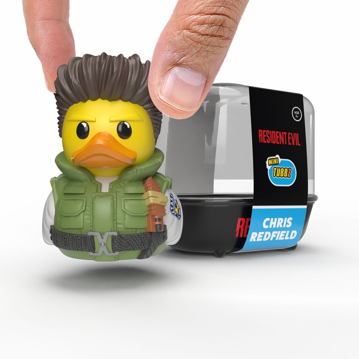 Numskull Tubbz Mini - Resident Evil "Chris Redfield" gumikacsa figura
