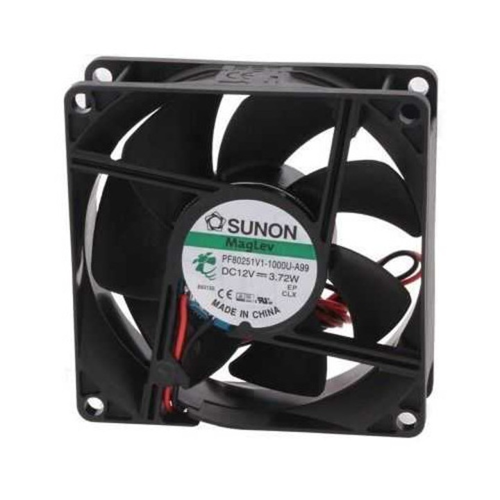 Ventilator DC axial 12VDC 80x80x25 mm 4800rot./min 101.4m3/h 44.7dBA Vapo SUNON PF80251V1-1000U-A99