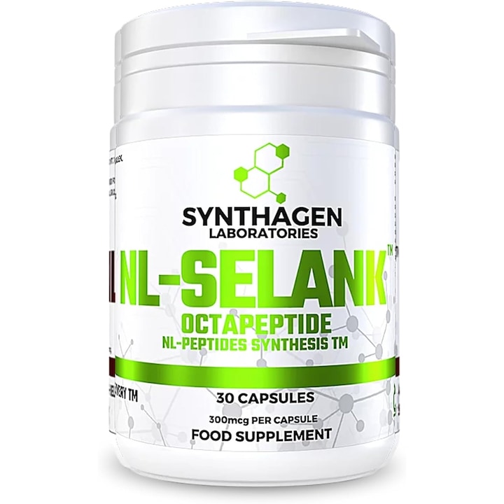 SYNTHAGEN LABORATORIES – NL-SELANK – OCTAPEPTIDE – pentru imbunatatirea somnului si reducerea anxietatii – pentru memorie si concentrare – sustine functiile cognitive