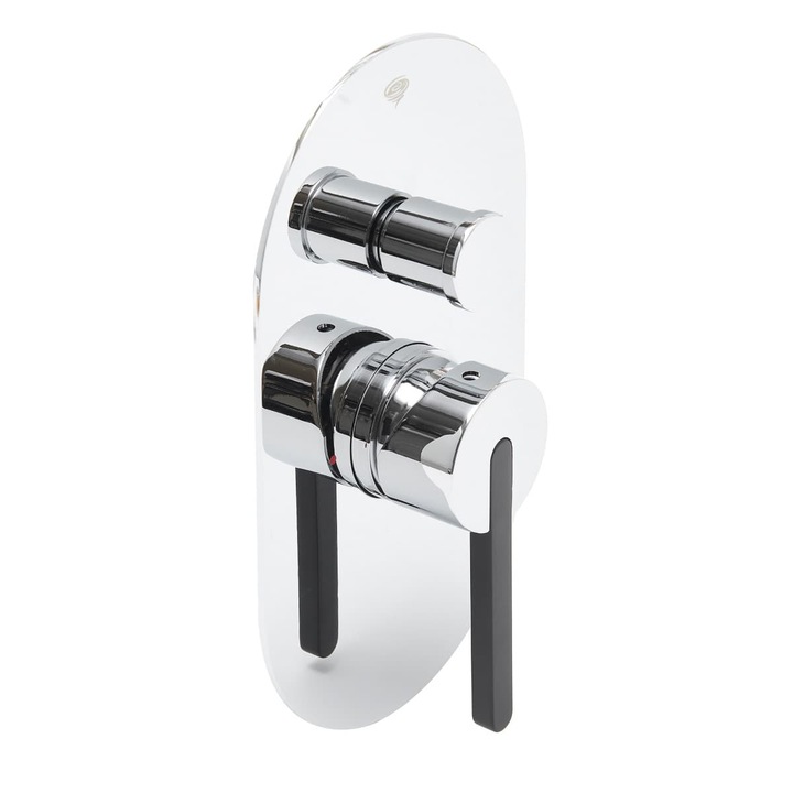 SAT Fusion kádtöltő és zuhany csaptelep, króm, komplett szett