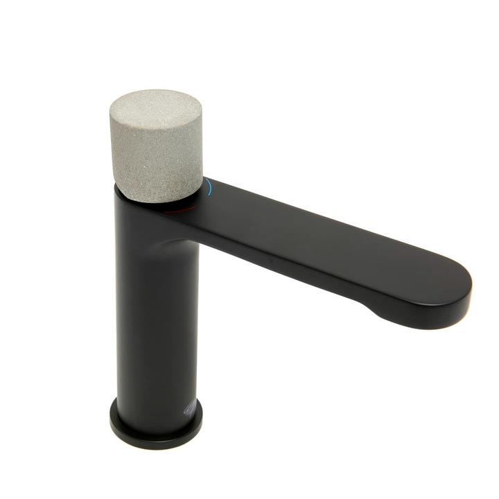 Csaptelep, SAT, mosdó, 4,5l/perc, 16cm, matt, leeresztő nélkül