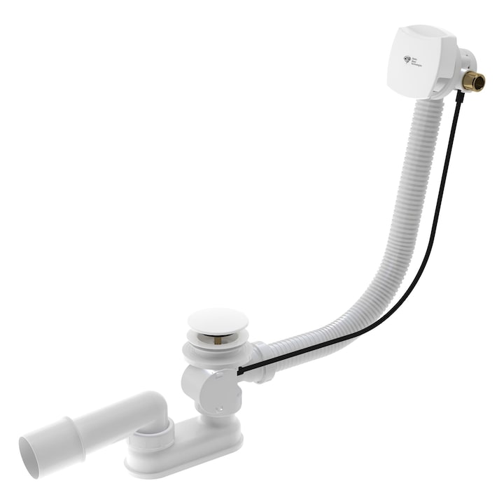 Automat cada 52 mm DN40/DN50, SAT, alb, 57 cm