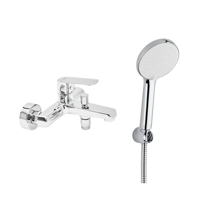 SAT Feel kádtöltő csaptelep szettel, 150mm, króm, fényes