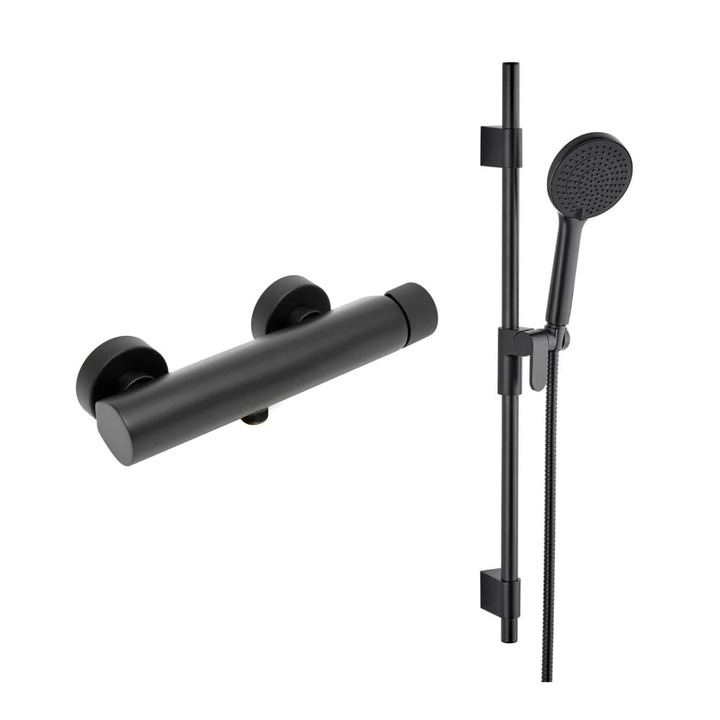 SAT Evolution zuhanycsaptelep, sárgaréz, 150 mm, matt fekete