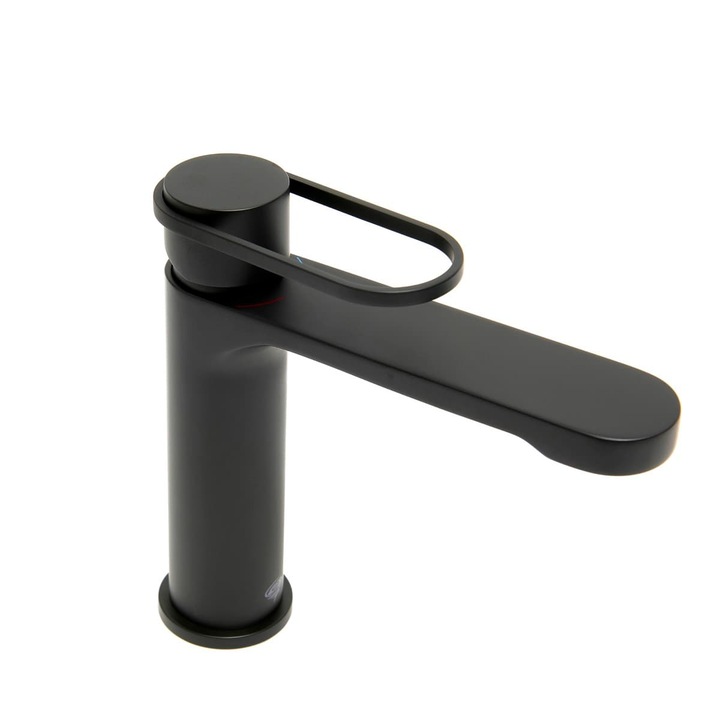 SAT Fusion mosdó csaptelep, matt fekete, 16cm, 4,5l/perc