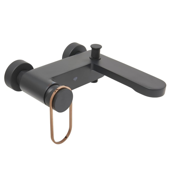 SAT Fusion 150 mm szaniter csaptelep, fekete/bronz, matt felület