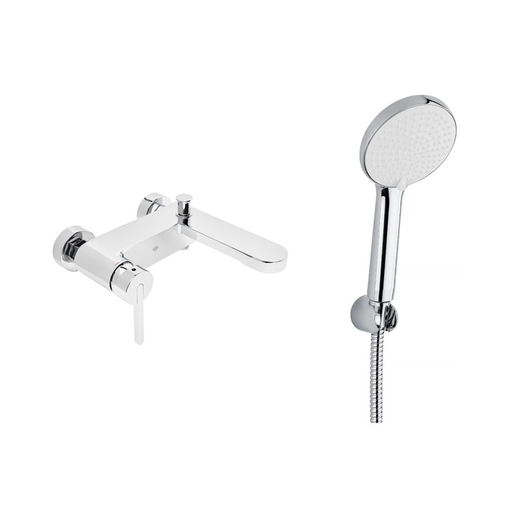 Kádcsaptelep, króm, 150 mm