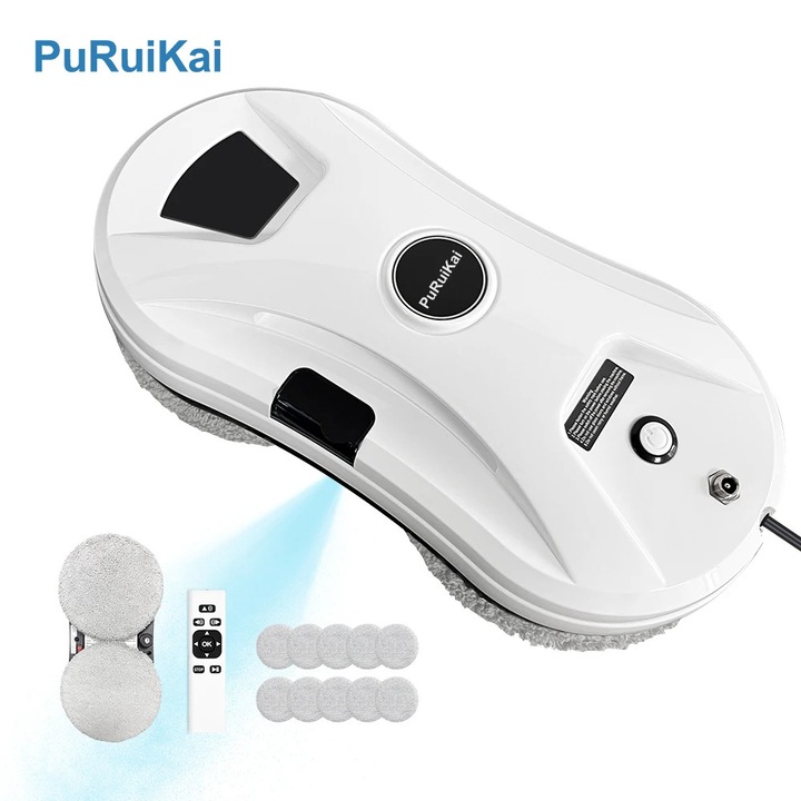 Robot de curatare a ferestrelor, PRK-11, alb, 800W, 4.5m cablu