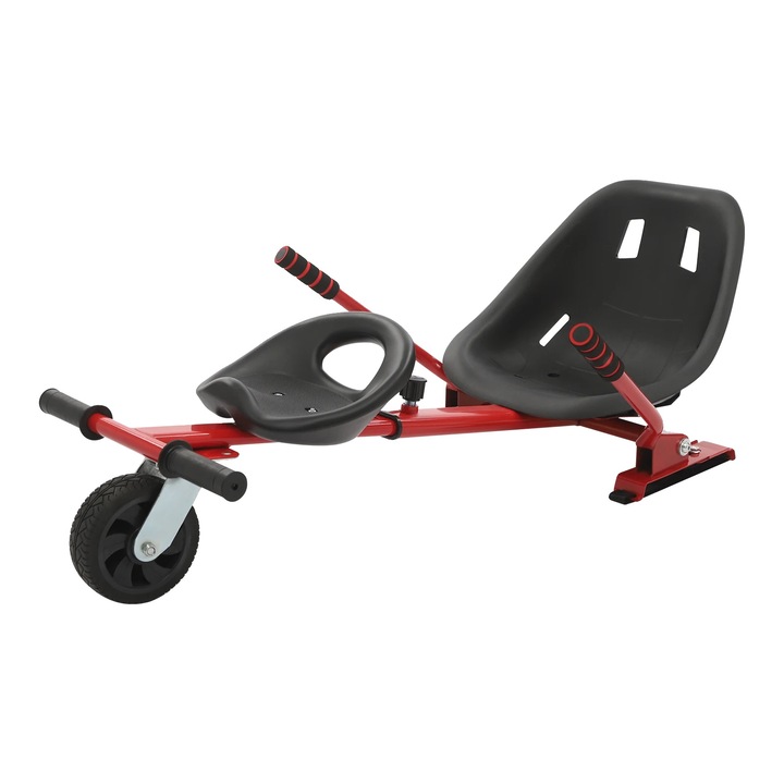 Kit Go-Kart pentru Hoverboard, 70x95cm, Rosu