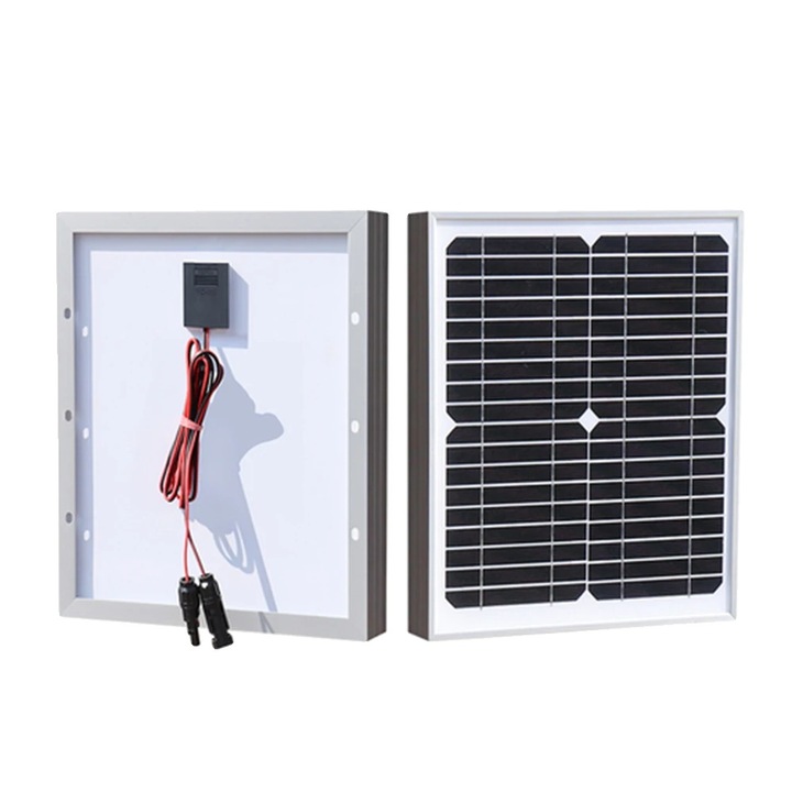 Panou solar cu design compact, 18V, 10W, 325x280x17 mm
