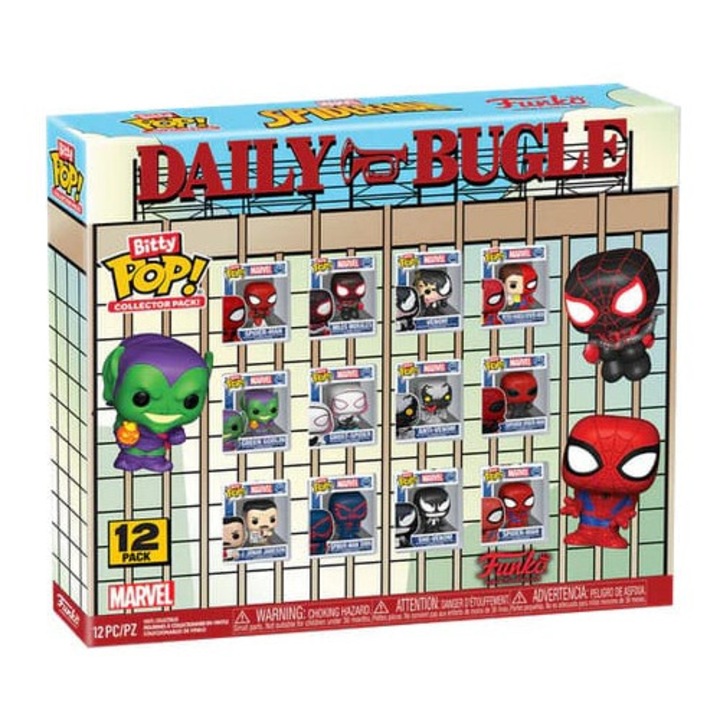Figurine FUNKO Bitty POP! Spider-Man, set 12 buc, 2,5 cm, multicolor