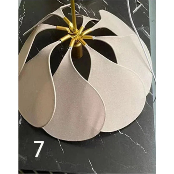 Lustra suspendata, E27, lumina calda, D60cm