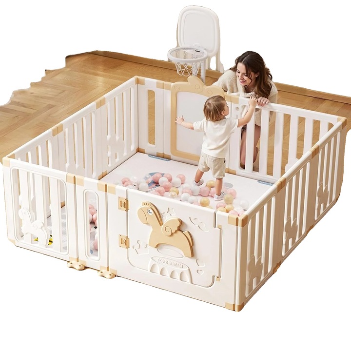 Tarc pentru copii, HDPE, 2.2mx0.5 m, Alb